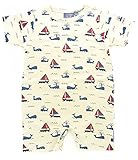 マックザヤック(Mak the yak) 半袖 カバーオール ロンパース (クジラ) 3-6M（70cm） 【ラッピング選べます】 出産祝い ベビー服 男の子 新生児 ギフト プレゼント NY発