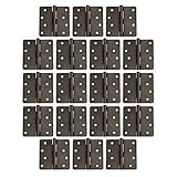ラウンドコーナードアヒンジ4 x 4インチ – 1 / 4 in。半径、オイルはブロンズ 18 Pack of Door Hinges ブロンズ 20-2556