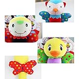 赤ちゃん漫画人形ぬいぐるみソフトかわいい動物型の手Ringing Rattles BB子供おもちゃギフト