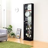 コレクションラック ルーク 浅型ハイタイプ ダークブラウン