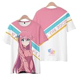 ぼっちざろっく半袖 Tシャツ ぼざろ 後藤ひとり 伊地知虹夏 山田リョウ 喜多郁代 同型 インナーシャツ ティーシャツ cosplay 変装 記念シャツ カジュアル 綿 かわいい ゆったり 日常服 上着 肌着 柔らかい トップス コスプレ衣装 コスチューム カジュアル 漫画服 プルオーバー 人気 アニメ 男女兼用