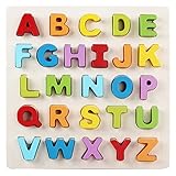 ゴシレ Gosear 子供たち 木製 教育用 木製 パズル おもちゃ 学習 認識 手の握り ボード パズルのおもちゃ ために 2歳以上の子供たち