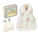 バニーズ・バイ・ザ・ベイ: ホーピー シャギーハット&ベスト セット 6-12M #61116