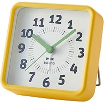 Amazon.co.jp: BRUNO レトロポップアラームクロック イエロー