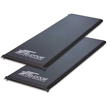 Amazon | FIELDOOR 車中泊マット 5cm厚 【Sサイズ/ブラック】 2個