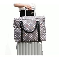 Purenicot トラベルバッグ 折り畳み コンパクト 大容量 ポケット付 生活防水 スーツケースベルト付 32l ドット柄 カーキ 1ページ ｇランキング