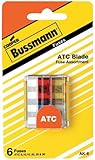 Bussmannヒューズak-6 ATC自動車ブレードヒューズ6 Assortment ( 5 to 30 Amp )