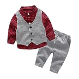 Top and Top PANTS ベビー・ボーイズ カラー: レッド