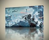 STAR WARS BATTLEFRONTキャンバスプリント壁アートホームデコレーションGiclee * 4サイズ* ca114 130x70 cm (51"x27.5" Inches) CA1141