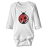 面白い ボーイとガール レディバグ デザイン 半袖ロンパース 体に合う White Size 18 Months