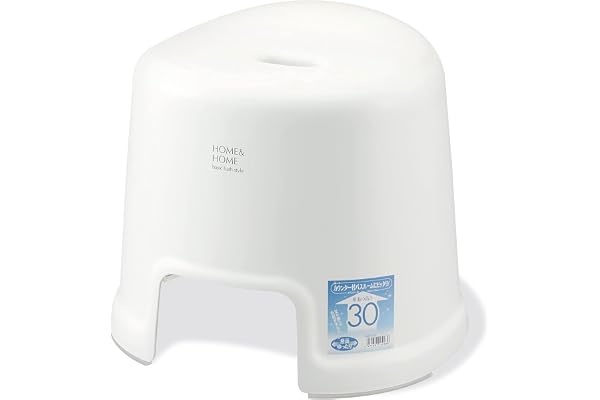 リス(RISU) バスチェア Home&Home 風呂椅子 300 ホワイト 高さ30cm 日本製