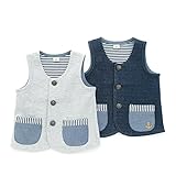 La Chiave(ラ キエーベ) ベスト (80～130cm) キムラタンの子供服 (53275-171a) グレー 130