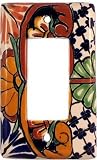 Single Decora Mantel Talavera Switch Plate by Fine Crafts & Imports