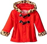 Wippette Baby Girls' Toggle Fleece Jkt Red 18 Months [並行輸入品]
