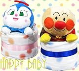 1段 コキンちゃんパペット　ピンク ﾊﾟﾝﾊﾟｰｽＳ　おむつケーキ　オムツケーキ 女の子 　出産祝い　誕生日祝い