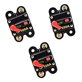 Baoblaze 12V24V　回路ブレーカー　遮断器　マニュアルリセットボタン