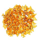 Homyl DIY　ガラス　モザイク　手芸用　額縁　鏡　花瓶　庭園　装飾　壁飾り　ホイール付き　多種類選ぶ　　 - 色1, 三角形
