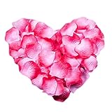 人工花バラの花びらバレンタイン結婚祝い記念日の装飾-ピーチレッド