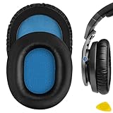 Geekria イヤーパッド互換性 パッド ゼンハイザー Sennheiser HD8 DJ, HD6 Mix, HD7 DJ ヘッドホンに対応 イヤパッド/イヤークッション/イヤーカップ (プロテインレザー/ブラック)
