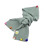 (よキーよ)Yokeeyo ニット帽子 マフラー ケープ 一体型 フード ポンチョ 襟巻 肩まであたたかキャップ 赤ずきんちゃん風マフラー ニットキャップ マルチ毛玉付き 可愛いとんがりハット秋冬 防