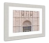 AshleyフレームプリントBuilding at Balboa Park San Diego California USA、壁アートホーム装飾、ag5491090 40x34 Silver Fram