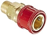 Eaton Hansen RD704L Brass 700 Series Oxyacetylene Service, Coupler Socket, 1/4 Body size x 9/16 NPT 