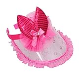 トップガールズサンビーチハットなし弾性ハーフフープハットアウトドアサマーサンハット