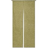 メーカー直販 藍染調 のれん 暖簾 80cm×170cm (緑) 綿100％ 藍染調スクリーン染め反応性染色落し難い 日本製