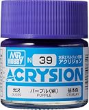 GSI クレオス(GSI Creos) GSIクレオス アクリジョンカラー パープル (紫) 光沢 10ml 模型用塗料 N39