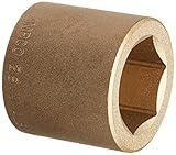 Ampco Safety Tools SS-1/2D26MM Socket Standard Non-Sparking Non-Magnetic Corrosion Resistant 1/2 Dri