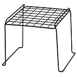 アイリスオーヤマ シェルフ ワイヤーフ ロッカー 高さ22.1cm ブラック USモデル WLS-8B