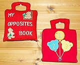 布絵本MY OPPOSITES BOOK&バルーンのかずあそび 1 2 3　刺しゅう布絵本 　ファーストステップギフトセット