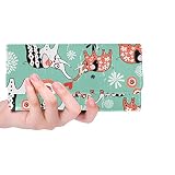 Silly Meow Universe with Cute Aliensカスタムレディース財布レディース三つ折りロングクラッチ財布Greatギフト 7.48"(L) x 1.22"(W) x 4.02
