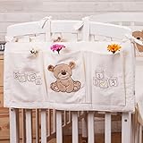 (ビメイゴー) Bmeigo ベビーベッド 収納 ポケット 収納ホルダー ウォールポケット バッグ 多機能 ベッドサイド おもちゃ 小物入れ ベビーベッド用品 アクセサリー -09A25