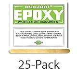Hardman Double Bubble "Green" Crystal Clear (Clear as Water) Epoxy 25 Packs (#04004) by Hardman Doub