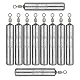 フリーリグシンカー 10個セット 10g タングステンシンカー 釣り ダウン 鉛 フック ルアー ドロップ ジグ スティック アイアン 釣り 重り ワーム