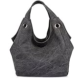 Monoa(モノア) マザーズバッグ レディース 帆布 バルーン 手提げ 肩掛け 2way バッグ キャンバス トート グレー