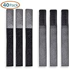 Cable Ties Fastening Tape Cord Management Organizer by HTTX Reusable Double Side Hook & Loop Strap (