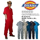 代引き可！【Dickies】ディッキーズ 半袖 カバーオール つなぎ SHORT SLEEVE COVERALLS 「33999」 色:RED サイズ:S