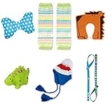 ラヴィギフト6点セットクッション ブルー マシュマロ ライオン 恐竜C 帽子トリコロール ホルダーGW lv-g04-50