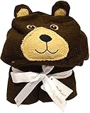 Bear Hooded Bath Towel by Birchwood
