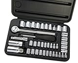 Fuller Tool 537-2341 41 Piece 1/4-Inch and 3/8-Inch Drive Standard and Metric Socket Set [並行輸入品]