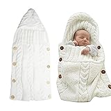 ベビーおくるみブランケットamazingdeal幼児暖かいウールニットSwaddling Wrap Sleepingバッグ