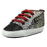 Luvable Friends Sparkly Sneaker ベビー 米国 12-18 Months マルチカラー スニーカー [並行輸入品]