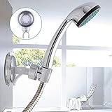 Xiton シャワーホルダー シャワーフック 強力吸盤 シャワーヘッド シャワーヘッドホルダー 強力吸盤でがっちり固定 真空吸盤仕様 角度調整可能