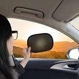 車用サンシェード サイド 車 日除け 静電気式 99% UVカット 車窓日よけ カーシェード 運転席/助手席/後部座席 折りたたみ 簡単着脱 遮光 断熱 運転視界妨げず 眩しさ防止 車内温度下げ ミニ/スクエア 赤ちゃん/子供/ペットと大人を保護す コンパクト 全車種汎用 2枚入り (ミニタイプ)