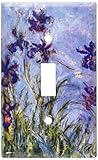 Art Plates - Monet: Irises Switch Plate - Single Toggle [並行輸入品]