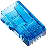 エレコム RJ45コネクタ(青10個) LD-RJ45BU10