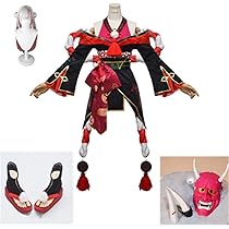 プロメア　メイス　コスプレ衣装　ウィッグ　新品 Amazon.co.jp: (cos衣装 + ウィッグ+ 靴 一式) VTuber 轟はじめ