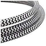 TOOGOO (R) Vintage Braided 2コアファブリック照明フレックスケーブルコード、ピンク3 Meter